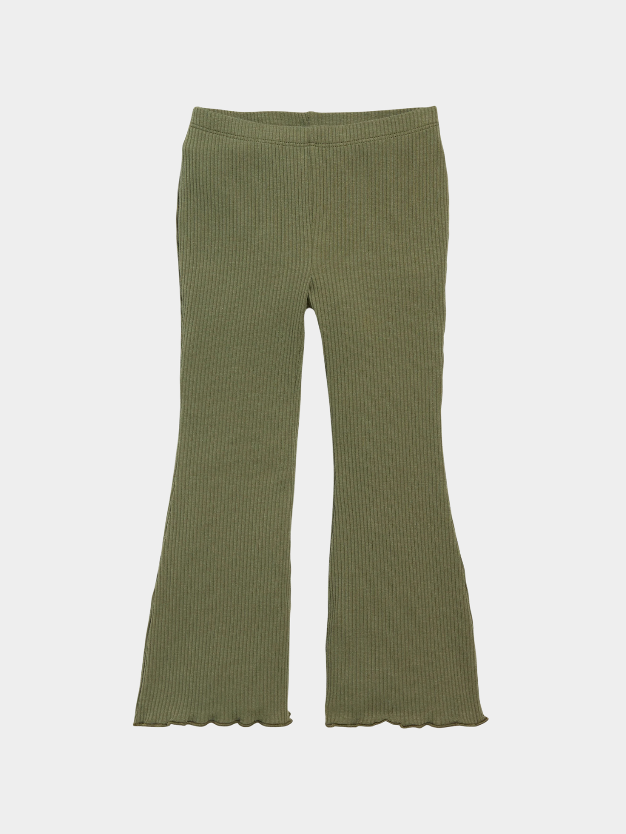Kids Crocodile Green Flared Pants