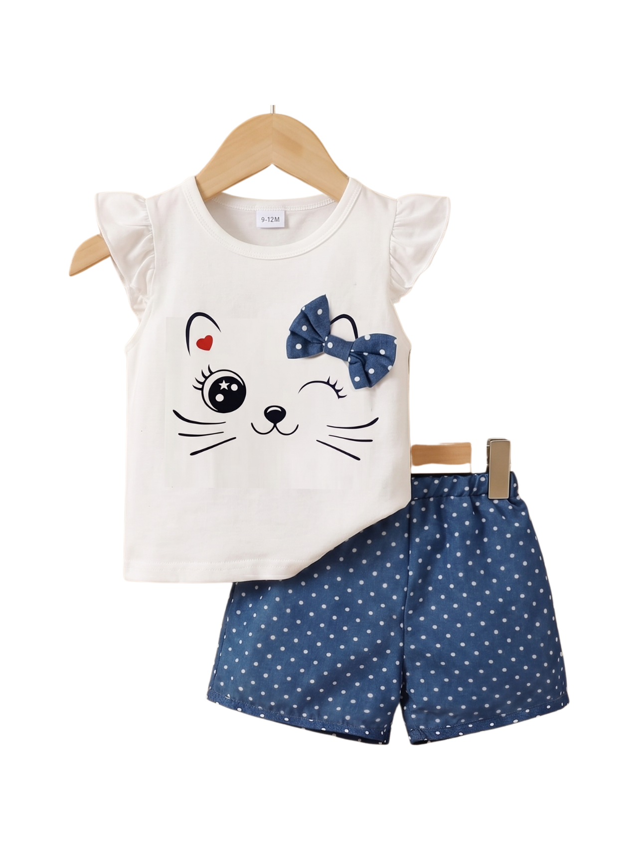 Kids Cotton Top & Shorts Set