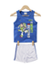 Kids Patterned Tank Top & Shorts Set