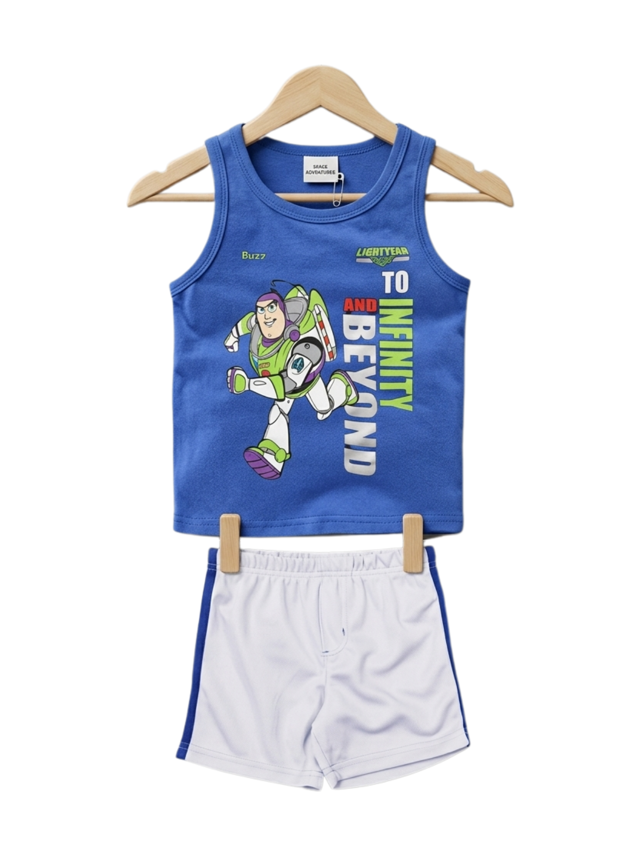 Kids Patterned Tank Top & Shorts Set