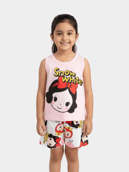 2pcs Snow White T-shirt Set For Kid Girl (6mths - 6yrs) - Childrengoods