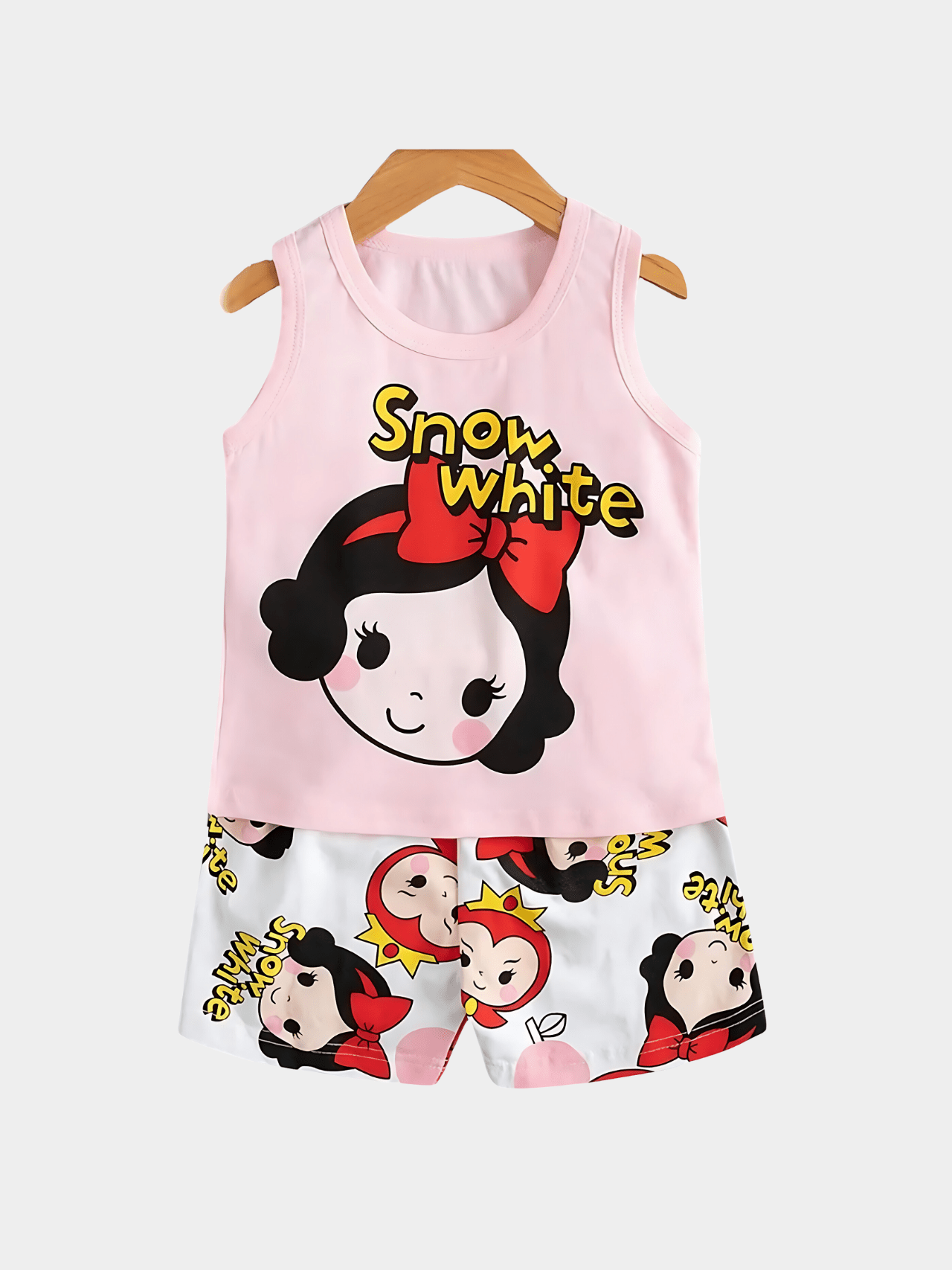 2pcs Snow White T-shirt Set For Kid Girl (6mths - 6yrs) - Childrengoods