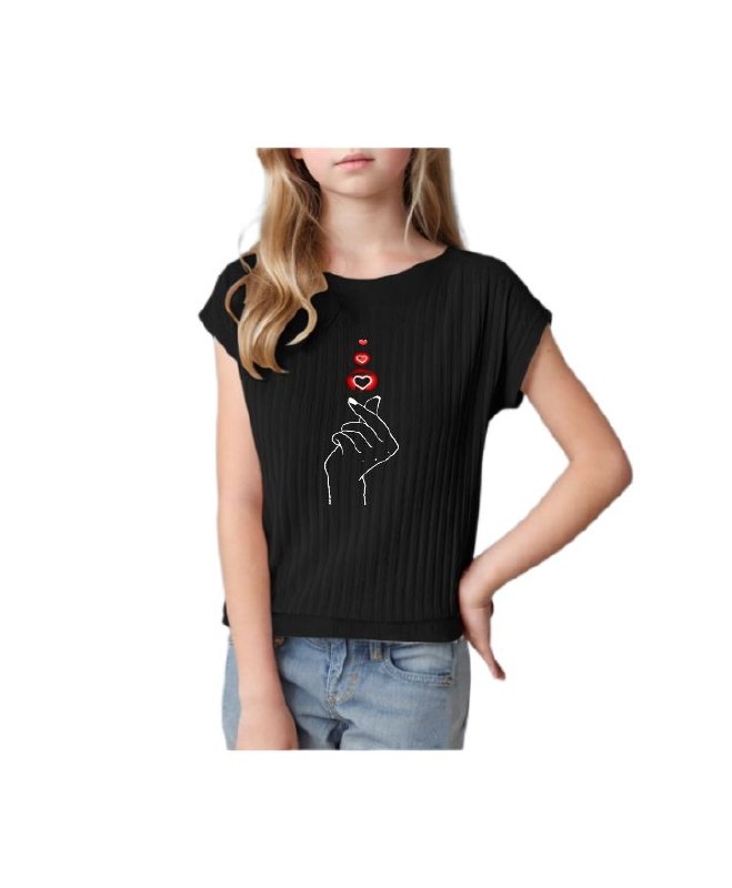 Kids Love Printed T-Shirt & Shorts Set