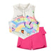 Girls Stylish Top & Swim Shorts Set