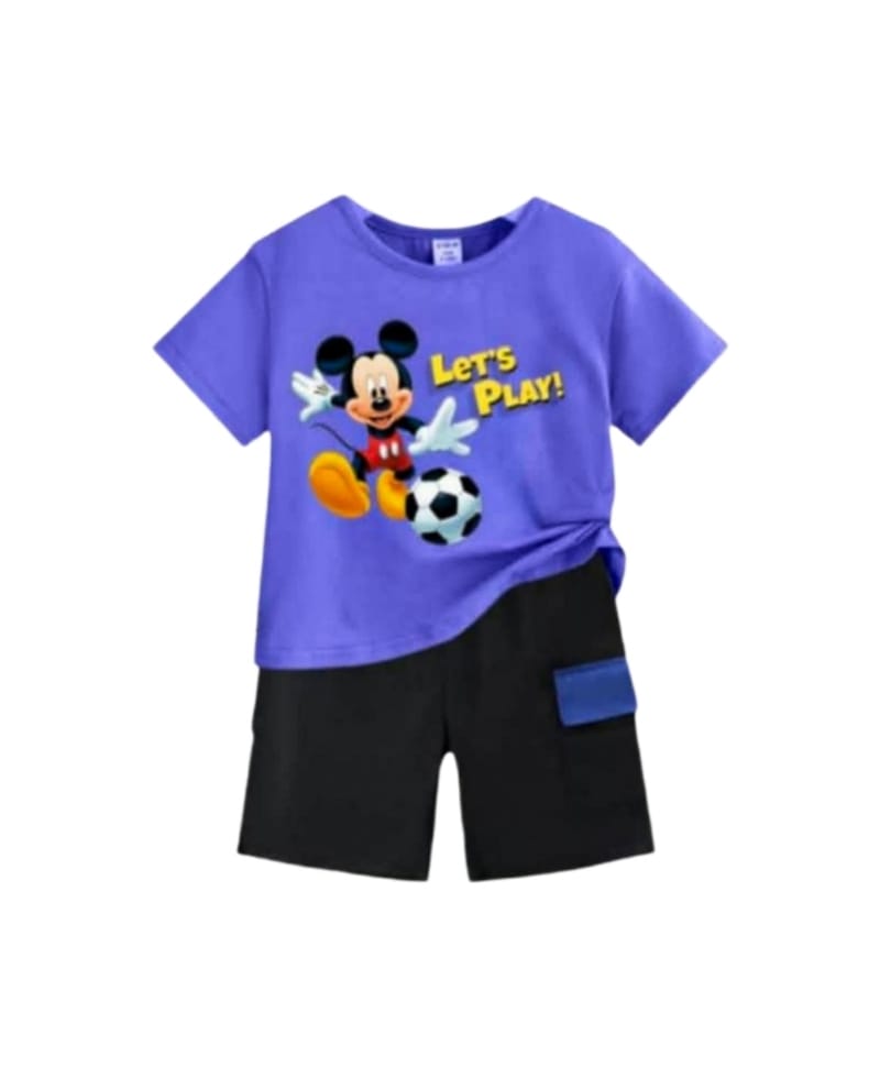 Kids Graphic T-Shirt & Shorts Set