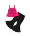 Girls Ribbed Flare Top & Pant Set  1 year to 14 years