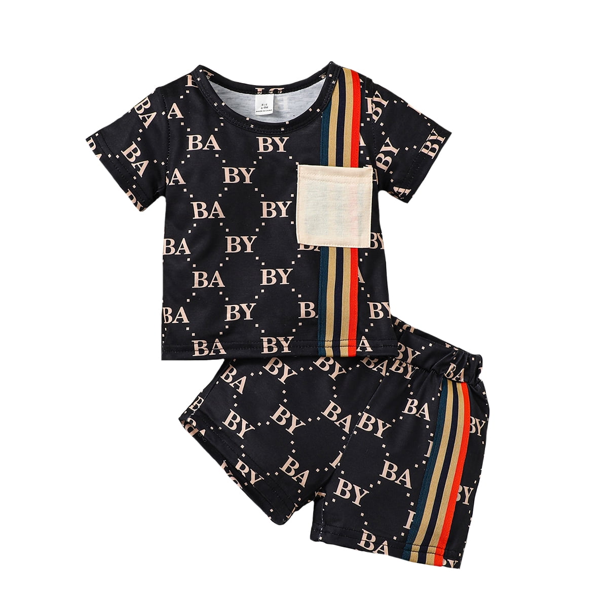Kids printed lT-Shirt & Shorts Set