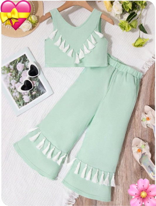 Girls  Ribbed Flare Top & Pant Set  1 year to 14 years (Copy)