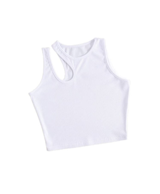 Girls  white stylish crops tops