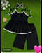 Girls  white and black  contast Top &  stylish