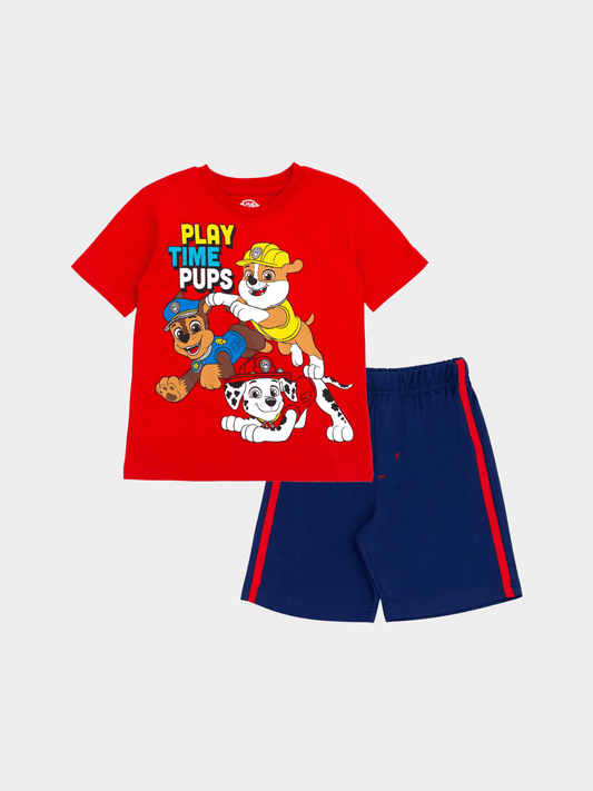 Boys 2pcs Paw Patrol Boys' T-Shirt & Shorts Set - Childrengoods