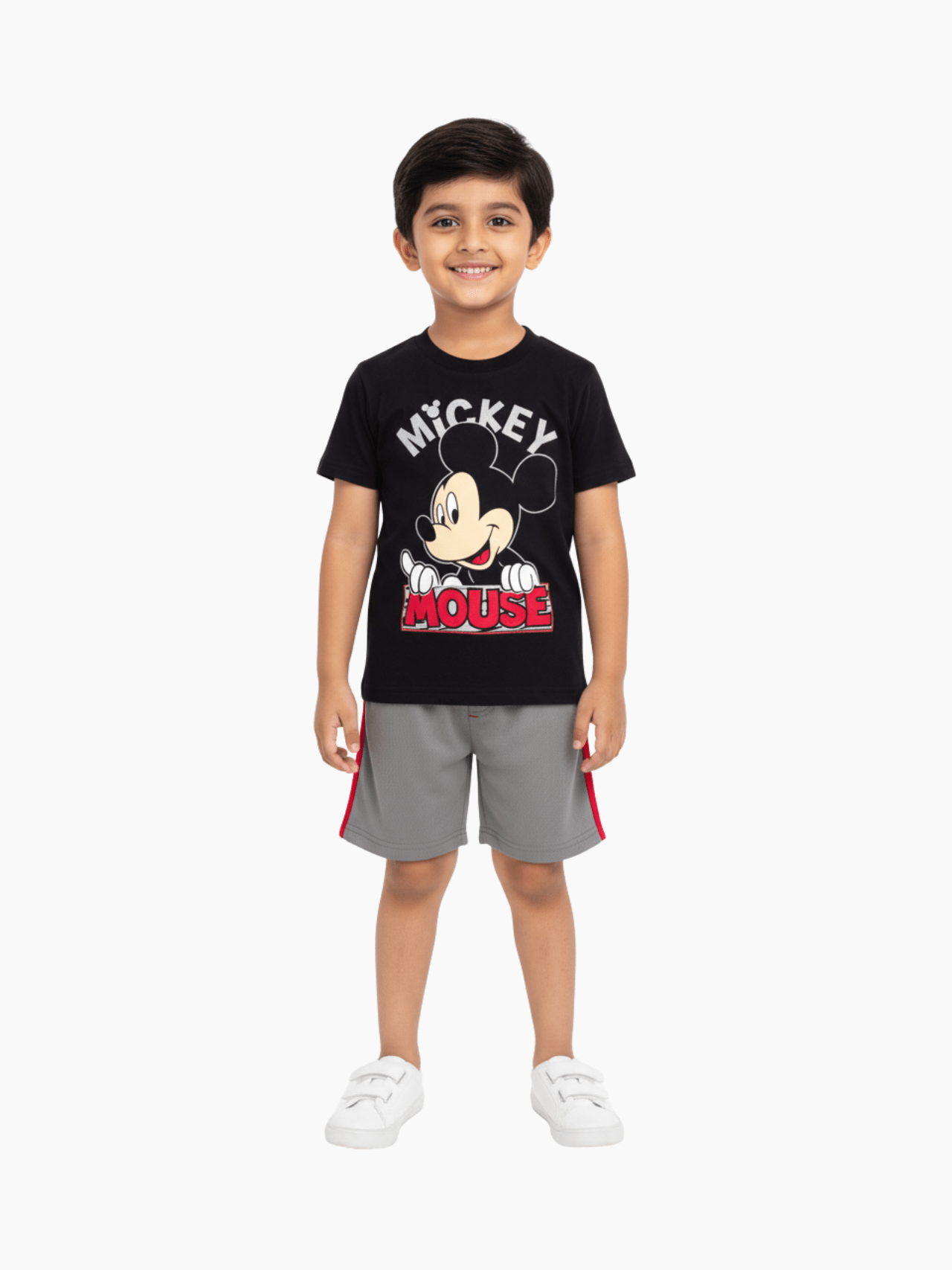 Boys Micky Mouse T-shirt & Shorts Set - Childrengoods