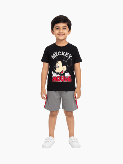 Boys Micky Mouse T-shirt & Shorts Set - Childrengoods