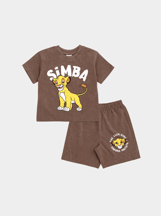 Boys' Simba "The Lion King" T-shirt And Shorts Set - Childrengoods