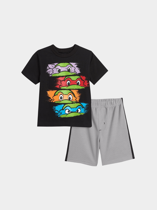 Boys' Teenage Mutant Ninja Turtles T-shirt And Shorts Set - Childrengoods