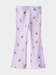 Girls' Lilac Ditsy Floral Flared Leggings - Childrengoods