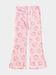 Girls' Pink Hello Kitty Ribbed Flared Pants - Childrengoods