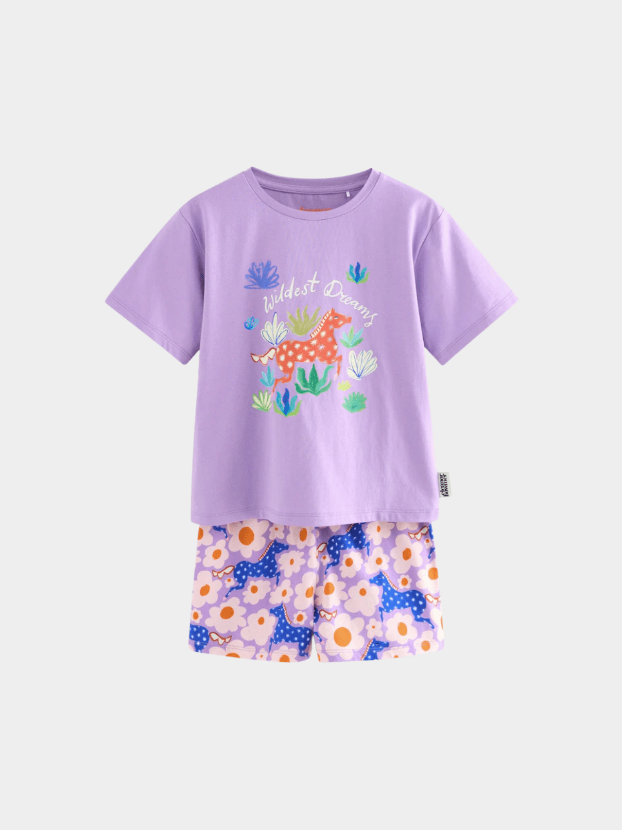 Girls' "Wildest Dreams" T-Shirt & Floral Shorts Set - Childrengoods
