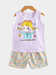 Happy Baby Printed T-shirt Set For Kids Girl (6mths - 6yrs) - Childrengoods