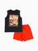 Kids 2pcs Car Printed T-shirt & Shorts Set - Childrengoods