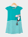 Kids Girls Printed Dresses - Childrengoods