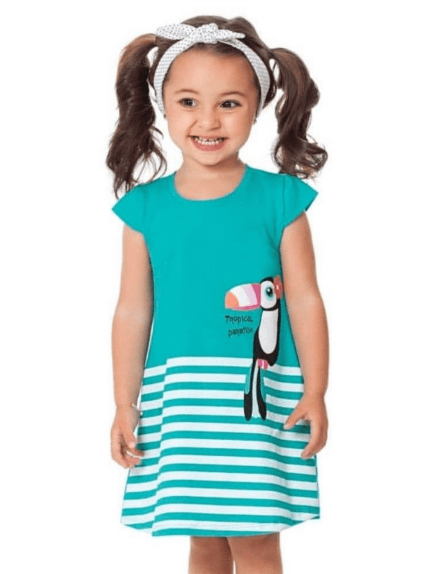 Kids Girls Printed Dresses - Childrengoods