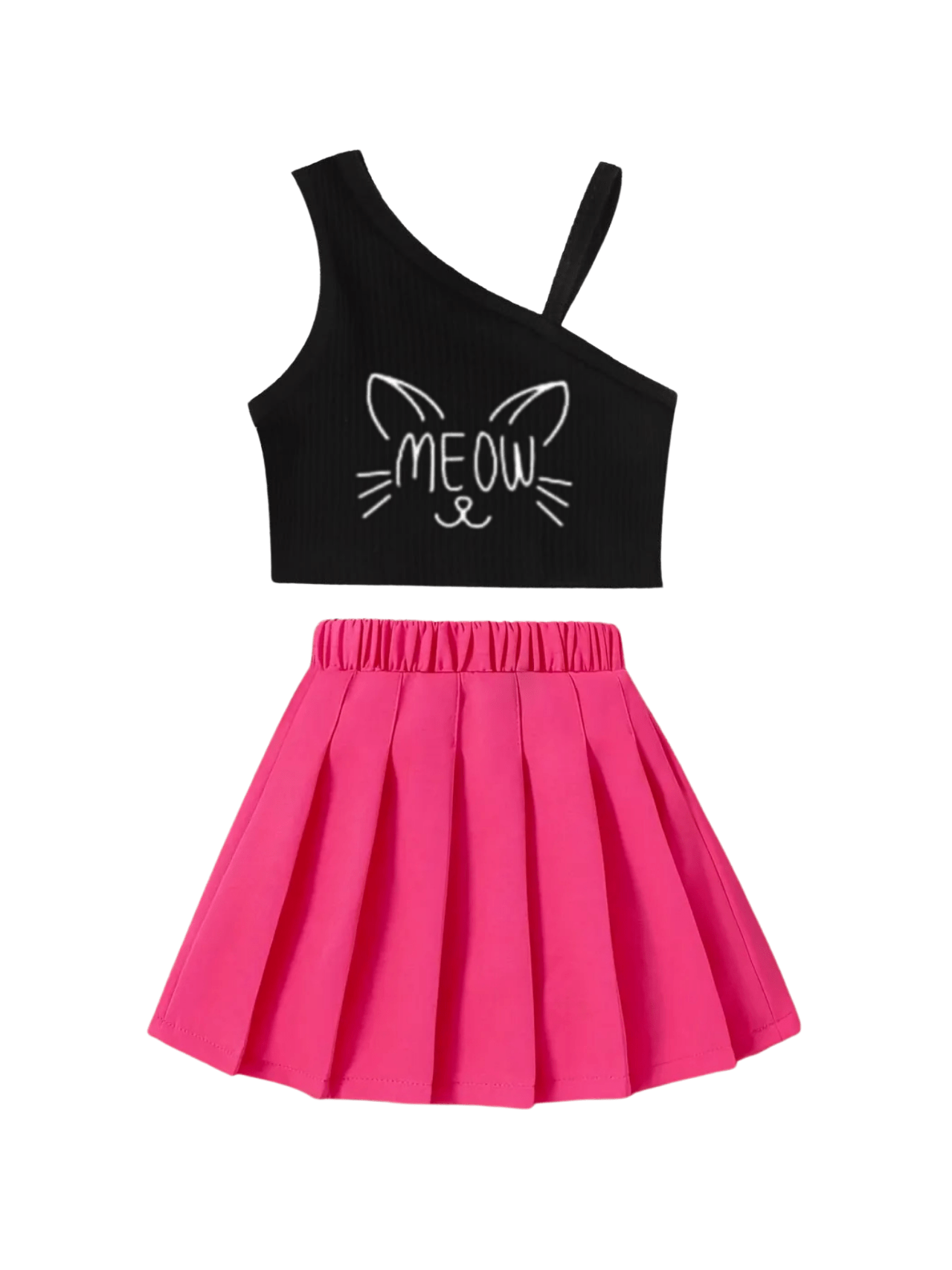 Kids Girls Stylish Skirt Set - Childrengoods