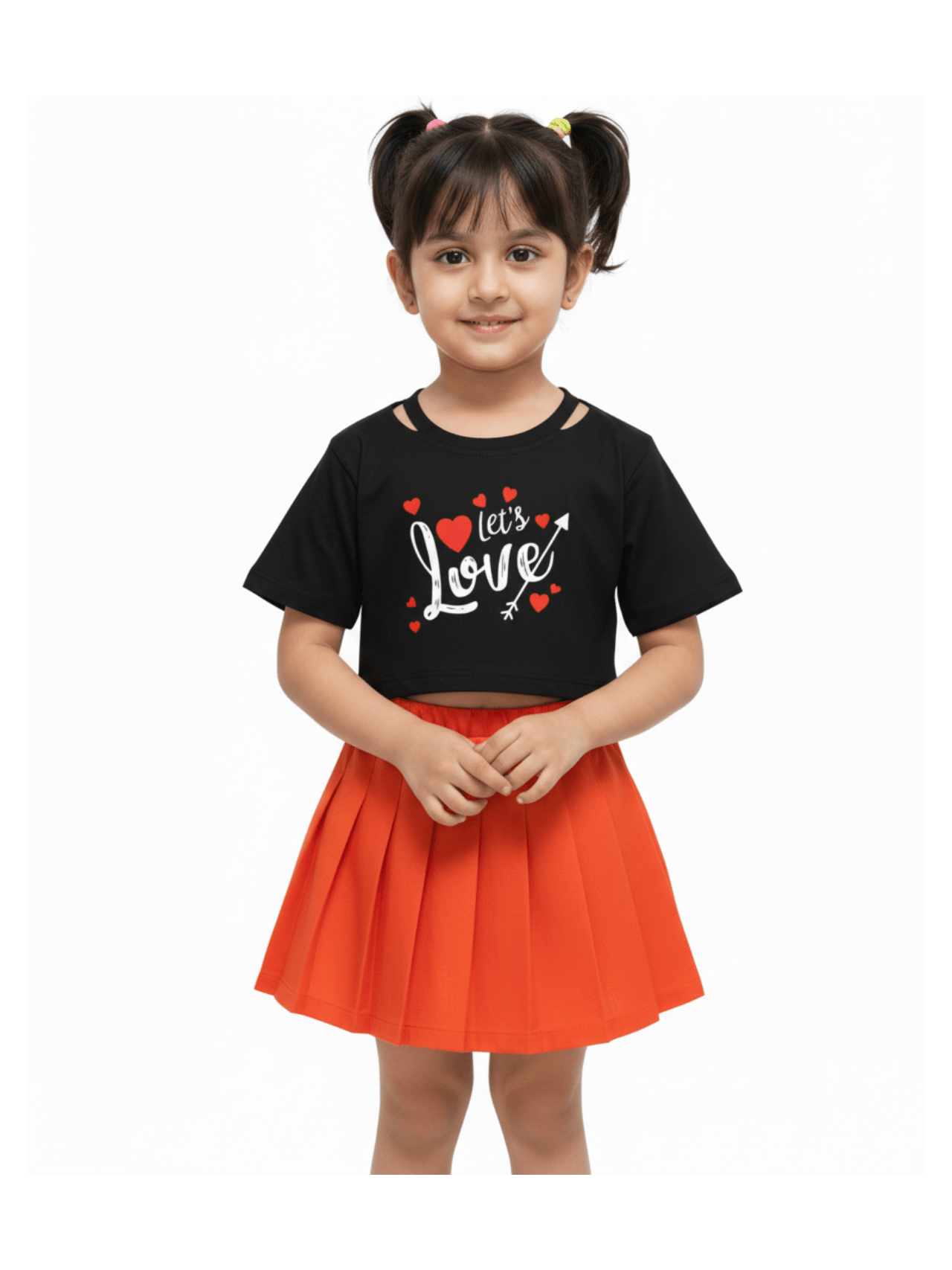 Kids Girls Stylish Skirt Set - Childrengoods