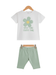 Kids Printed White Color T-shirt Set (6mths - 12yrs) - Childrengoods