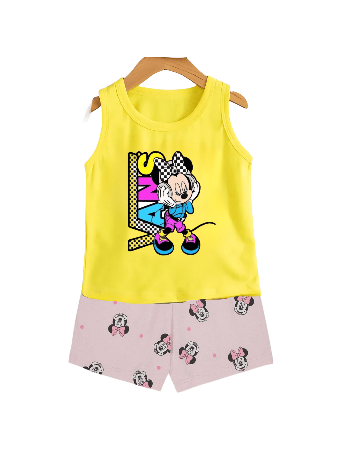 Kids Printed Yellow Color T-shirt Set (6mths - 12yrs) - Childrengoods