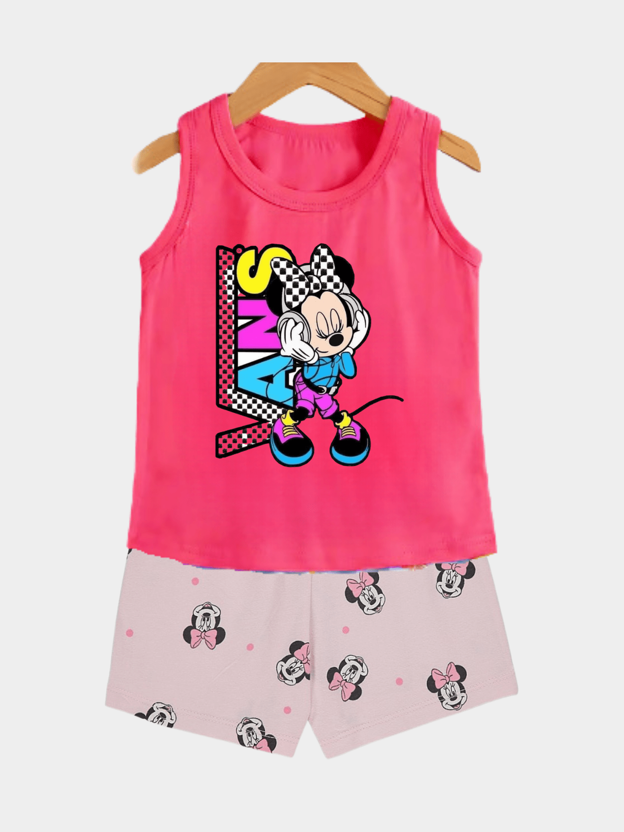 Minnie Mouse T-shirt Set For Kid Girl (6mths - 6yrs) - Childrengoods