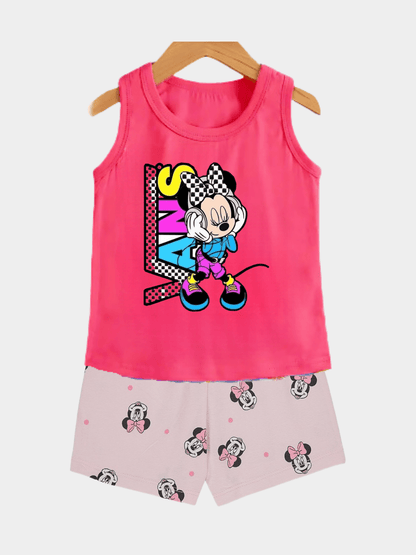 Minnie Mouse T-shirt Set For Kid Girl (6mths - 6yrs) - Childrengoods