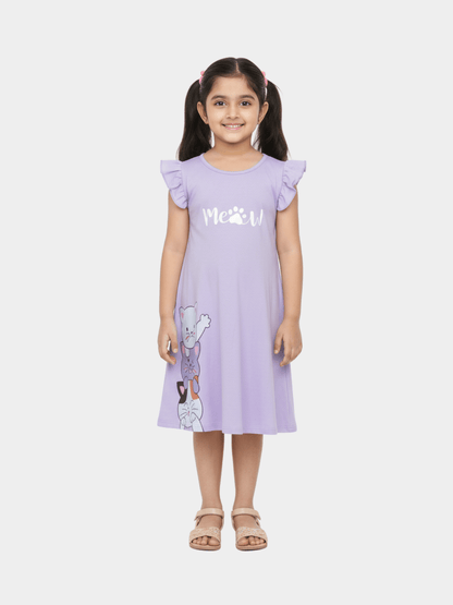 Stylish Floral Dress (6yrs - 12yrs) - Childrengoods